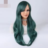 Зелена аниме перука, снимка 4 - Аксесоари за коса - 45431266