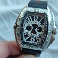 Луксозен мъжки часовник Franck Muller Chronograph Conquistador F1 Singapore GP, снимка 5 - Мъжки - 45195155