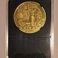 Сувенирна монета Bitcoin, снимка 4 - Нумизматика и бонистика - 45463297