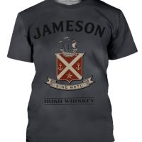 Мъжка тениска с къс ръкав,щампа на ирландско уиски, снимка 2 - Тениски - 45786600