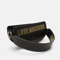 LOVE MOSCHINO 🍊 Дамска кожена чанта "BLACK & GOLD" нова с етикети, снимка 10 - Чанти - 45494551