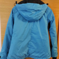 Дамско зимно синьо яке, снимка 3 - Якета - 45026483