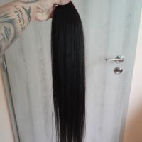 Естествена коса на кератинови кичури 55см , снимка 2 - Аксесоари за коса - 45400065