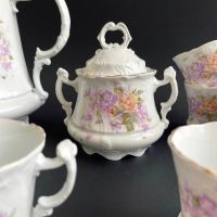 Порцеланов сервиз за чай - Carl Tielsch, 19-ти век, снимка 3 - Сервизи - 45200774