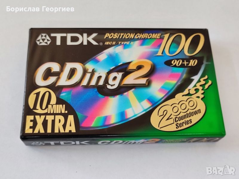 Нова хромна касетка TDK CDing 2, снимка 1