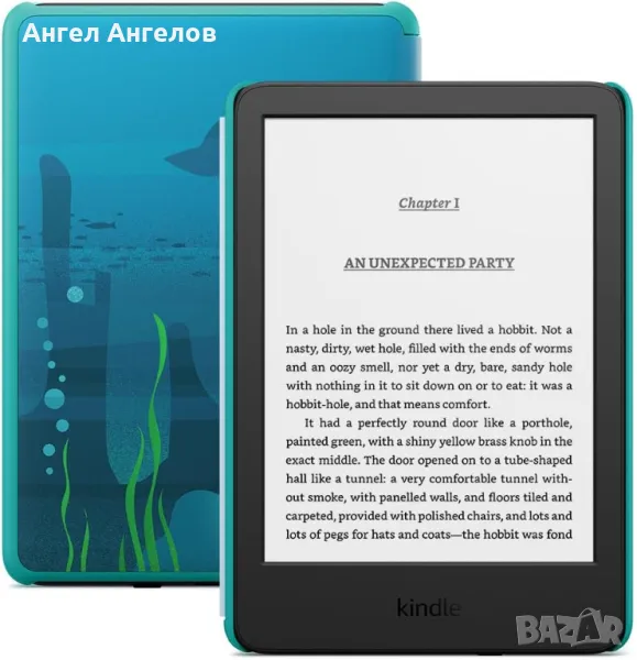 Нов KINDLE KIDS+калъф - последен модел 2024 - 6" - 16GB - 300ppi!, снимка 1