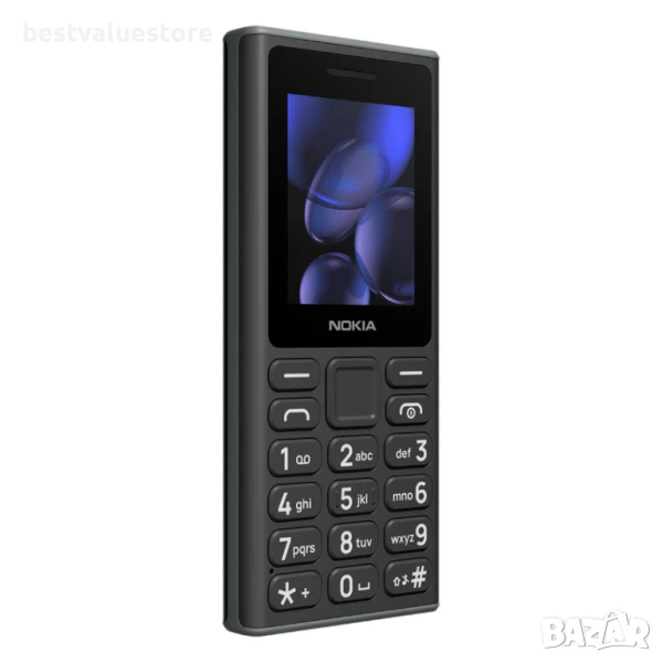 Мобилен Телефон Gsm Nokia Нокиа 105 2024 Black Черен 2.00 ", снимка 1