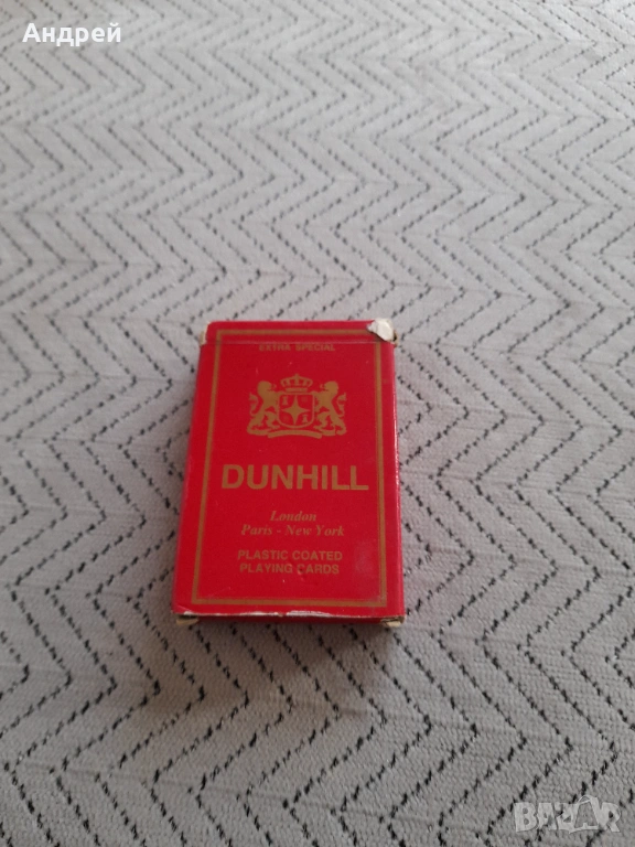 Карти за игра Dunhill, снимка 1