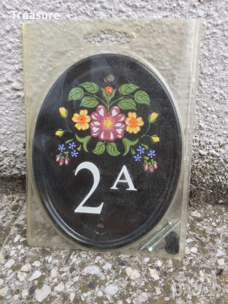 Керамична табела с номер “2А” за къща, апартамент, жилище, снимка 1