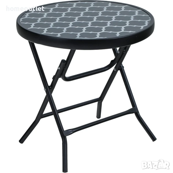 ПРОМОЦИЯ Сгъваема маса с кръгла форма в компактен размер PHIVILLA PV-311-PC, снимка 1