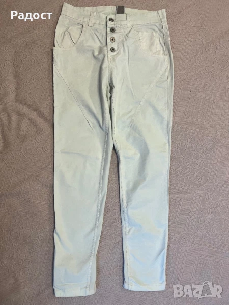 Летен панталон в цвят мента., снимка 1