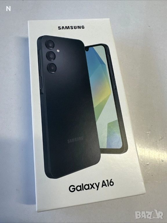 Смартфон GSM SAMSUNG GALAXY A16 A165 BLACK 6.70 ", 128 GB, RAM 4 GB, 50+5+2 MP, снимка 1