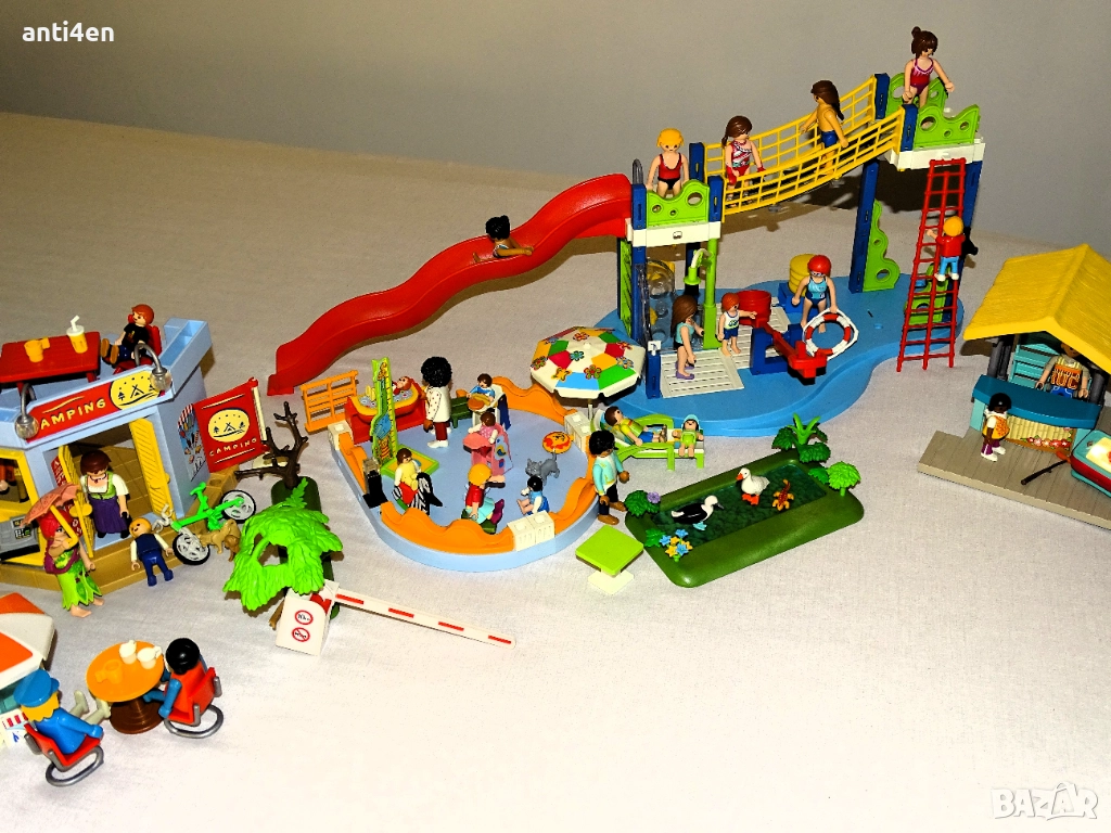 Playmobil детска площадка + къмпинг и фигурки – голям комплект, снимка 1