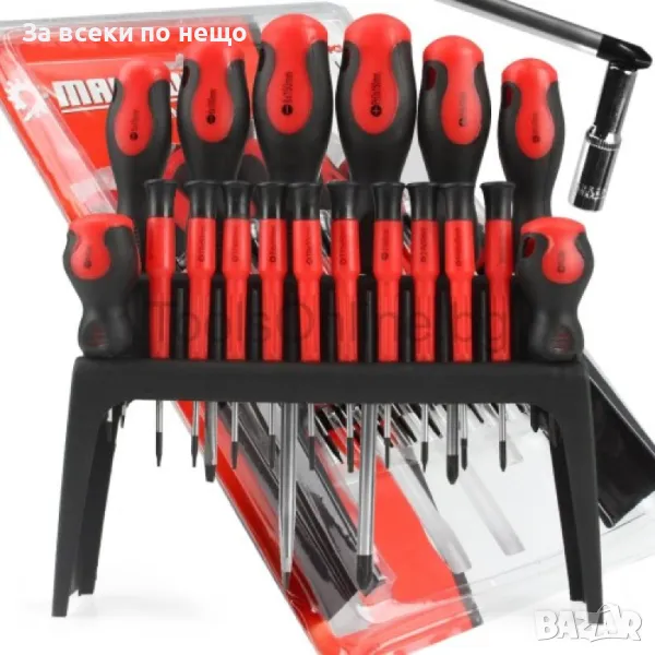 Комплект отвертки 18 части Mar-Pol, снимка 1