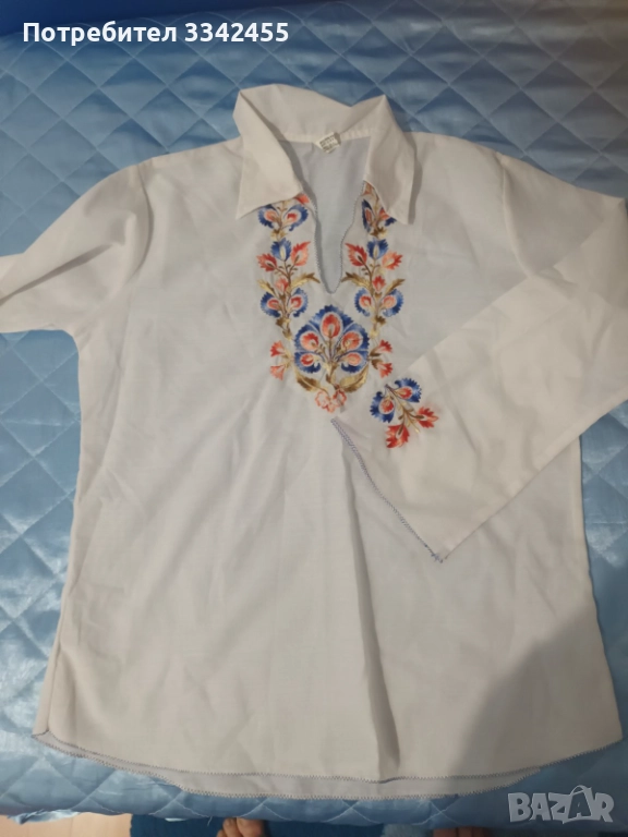 Кенарени блузи/ народни мотиви/, с бродерия, снимка 1