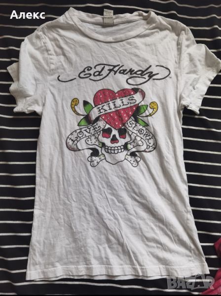 Ed hardy тениска.                 . , снимка 1