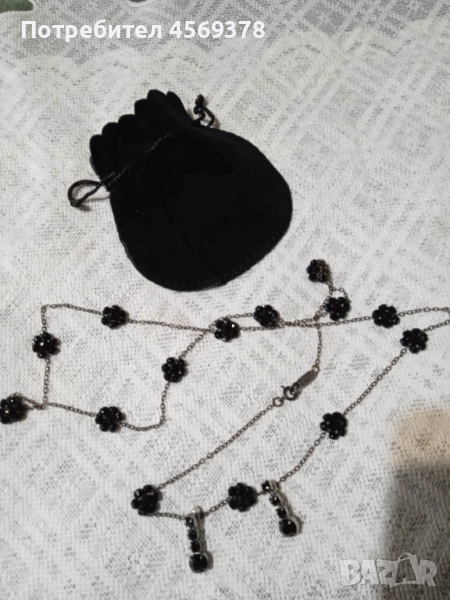 Нежен Комплект /Колие и Обеци, снимка 1