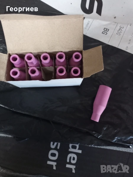 Керамични дюзи (шушулки)за телоподаващо, снимка 1