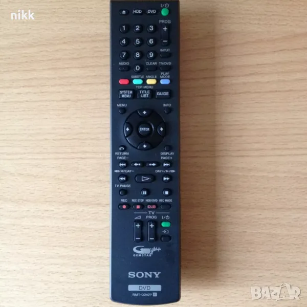 SONY RMT-D247P-HDD/DVD REMOTE, снимка 1