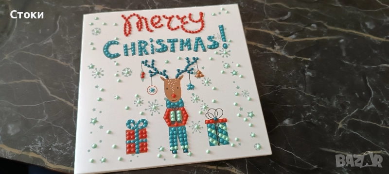 Коледни диамантени картички , снимка 1