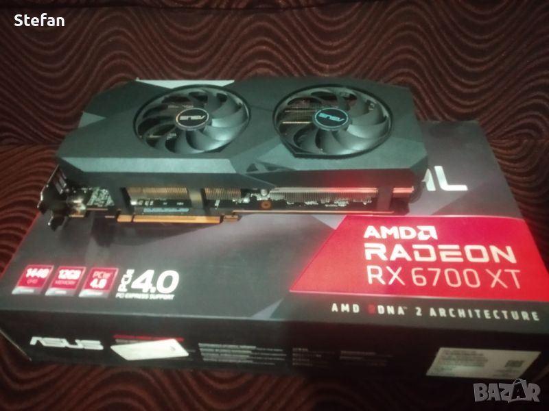 ASUS AMD RADEON RX 6700XT 12GB GDDR6 16.0Gbps PCI 4, снимка 1