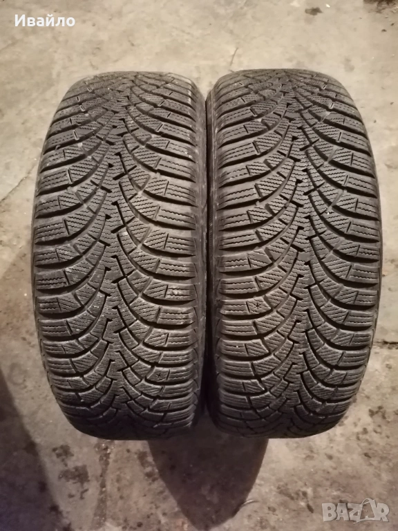 Продавам 2 броя зимни гуми 205.55.16 на 1 сезон дот 2019 Goodyear , снимка 1