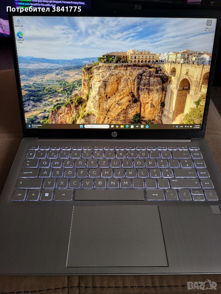 HP 4G LTE Laptop 14 инча отличен, снимка 1