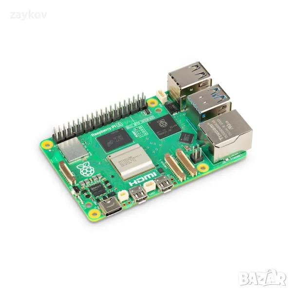 Едноплатков компютър, Raspberry Pi, Raspberry PI 5, 8GB, 2.4GHz, снимка 1