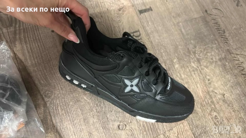Louis Vuitton Мъжки Черни Маратонки👟Мъжки Спортни Обувки В Черен Цвят Луис Витон Код P1209, снимка 1