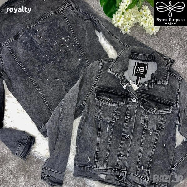 дънково яке с ефектен гръб, снимка 1