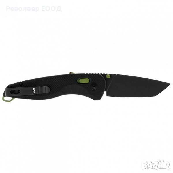 Сгъваем нож SOG Aegis AT Tanto, в цвят Black/Moss - 7,9 см, снимка 1