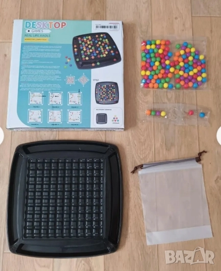  Комбинативна игра с цветни топчета , снимка 1