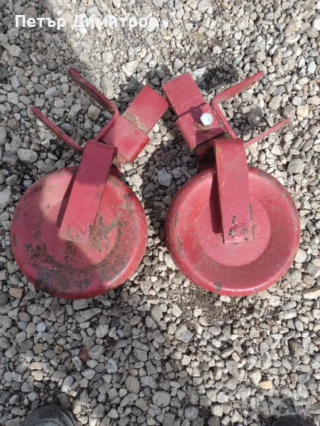 Опорни колела за култиватор /чизел/ , снимка 1