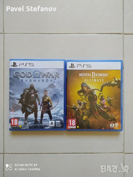 Игри за Playstation 5 - God Of War Ragnarok & Mortal Kombat 11 Ultimate , снимка 1