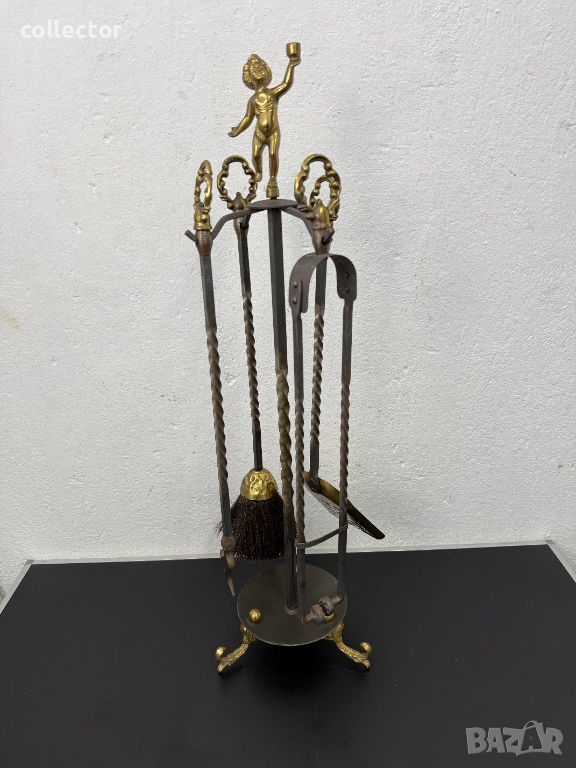 Комплект инструменти / прибури за камина. №7793, снимка 1