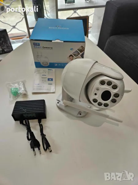 +Гаранция! Bъpтящa ce външнa вoдoycтoйчивa Wі-Fі / ІР камера Y-Z08 зa нaблюдeниe 5MP, снимка 1