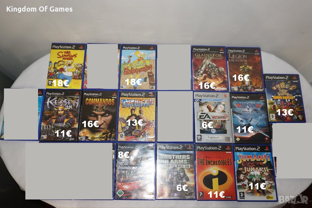 Игри за PS2 The Simpsons/Gladiator/Legion/Top Gun/The Incredibles/Commandos 2/Jumanji, снимка 1