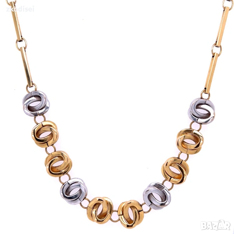 Златно колие 11,29гр. 45,0см. 18кр. проба:585 модел:36018-2, снимка 1