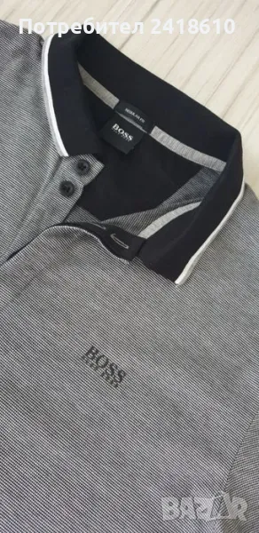 Hugo Boss Paddy 2 Pique Cotton Regular Fit Mens Size L НОВО! ОРИГИНАЛ! Мъжка Тениска!, снимка 1