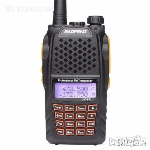 Радиостанция Baofeng 6R 5/8w модел двубандова DTMF, CTCSS, DCS, снимка 1