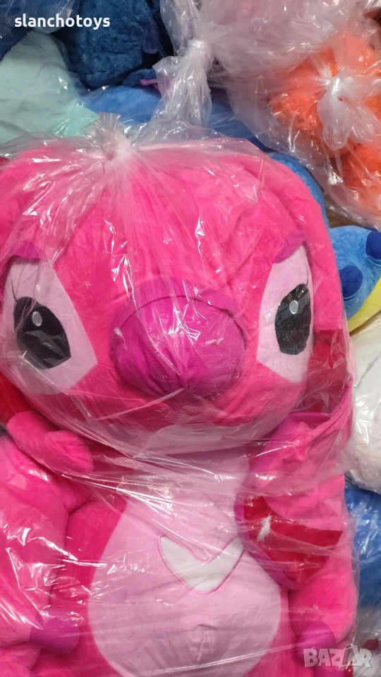 Голям син или розов Стич, 105,120,150см., снимка 1