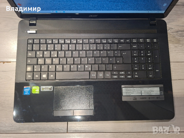 Acer Aspire E1 772G-i5 4200M/8гб/128гб msata+1TB/Nvidia 820M-2гб, снимка 7 - Лаптопи за дома - 53282175