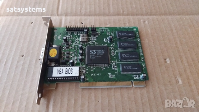 Видео карта S3 Virge Gainward GW503C 2MB PCI, снимка 4 - Видеокарти - 35378416