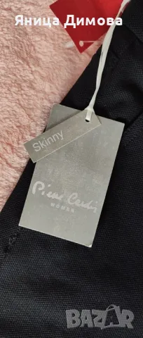 Дамски черен панталон Pierre Cardin, снимка 2 - Панталони - 49747988