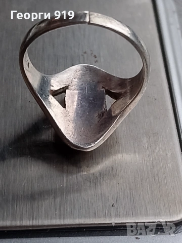 Дамски сребърен пръстен , снимка 3 - Пръстени - 53511298