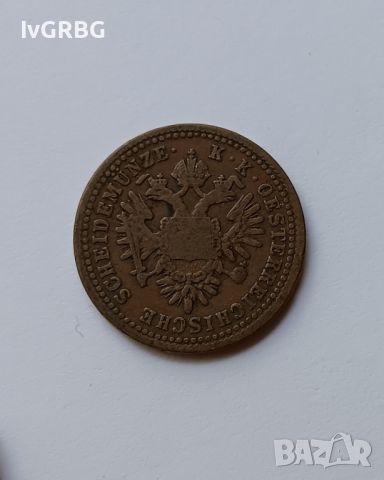 1 кройцер Австрия 1851 Австрийска монета , снимка 2 - Нумизматика и бонистика - 46409742