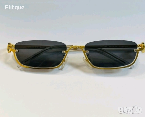 очила с черен обикновен калъф и ув защита Gucci