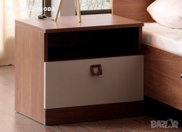 Нощно шкафче - комплект от 2бр