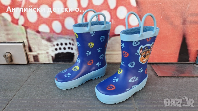 Английски детски гумени ботуши-Paw Patrol, снимка 4 - Детски боти и ботуши - 52190660