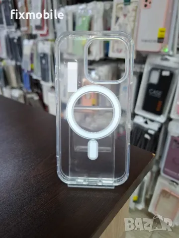 Apple iPhone 16 Pro Силиконов кейс Mag Cover, снимка 4 - Калъфи, кейсове - 47881233